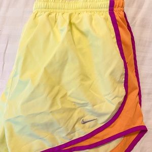 Nike Women’s Tempo Dri-Fit Running Shorts (Yellow)
